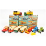 Matchbox Superfast A Group of 9 To Include - 38d Ford Camper- Red with cream back, 46c Ford Tract...