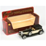 Matchbox Models of Yesteryear Y4 1930 Duesenberg Model J Town Car Colour Trial model - black body...