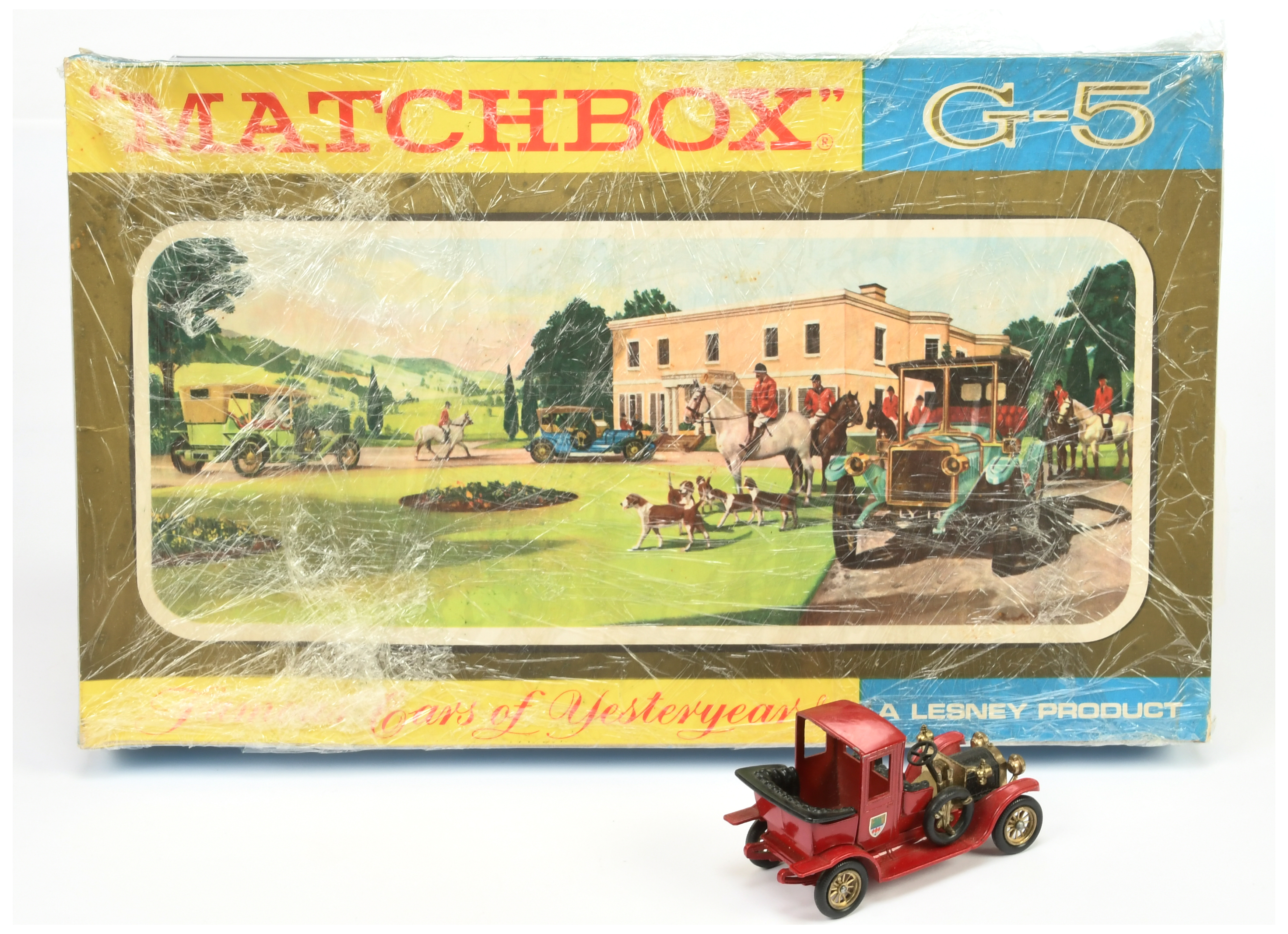 Matchbox Models of Yesteryear G5 Famous Cars of Yesteryear Gift Set containing (1) Y5 1907 Peugeo... - Image 2 of 2