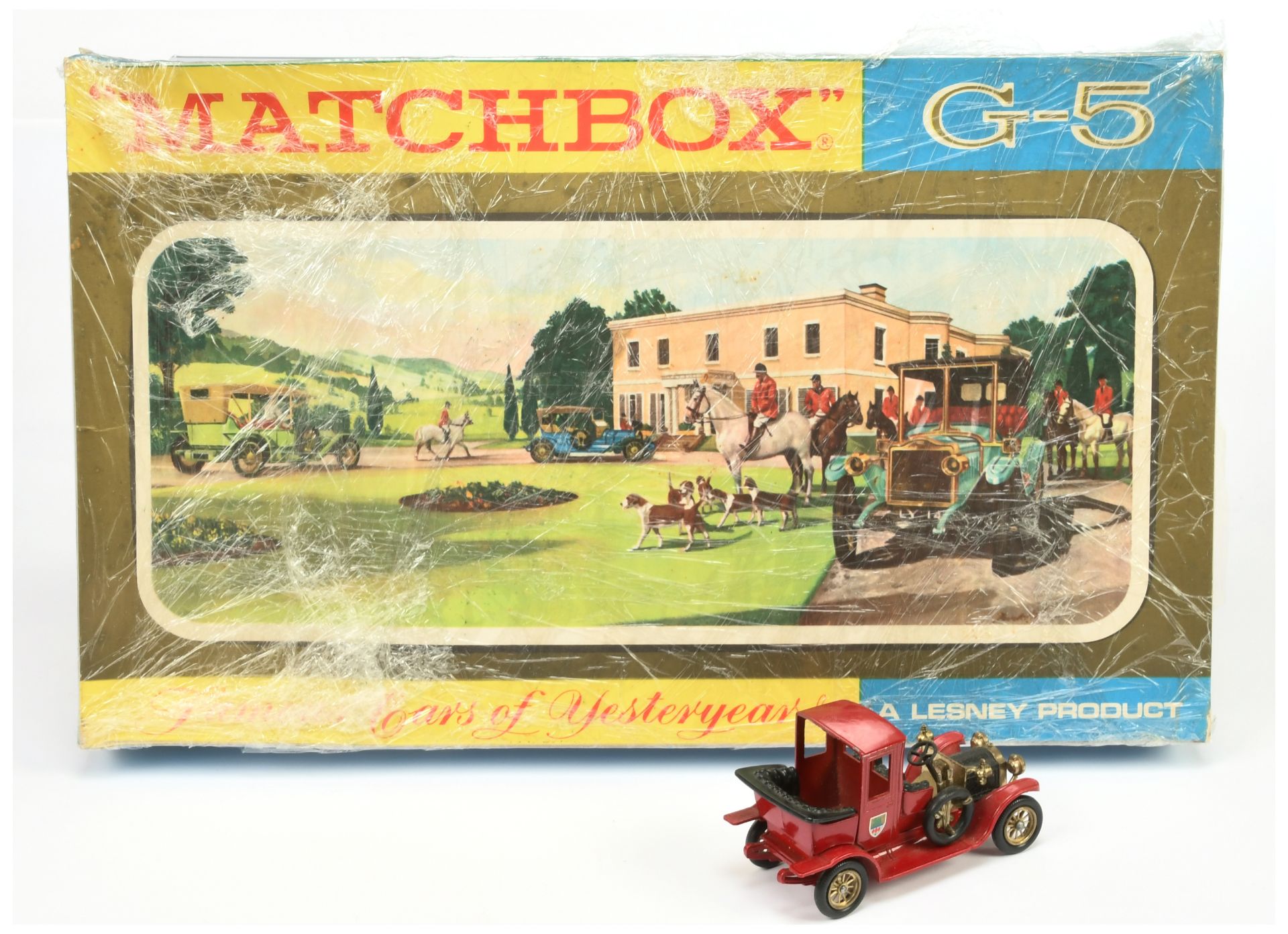 Matchbox Models of Yesteryear G5 Famous Cars of Yesteryear Gift Set containing (1) Y5 1907 Peugeo... - Bild 2 aus 2