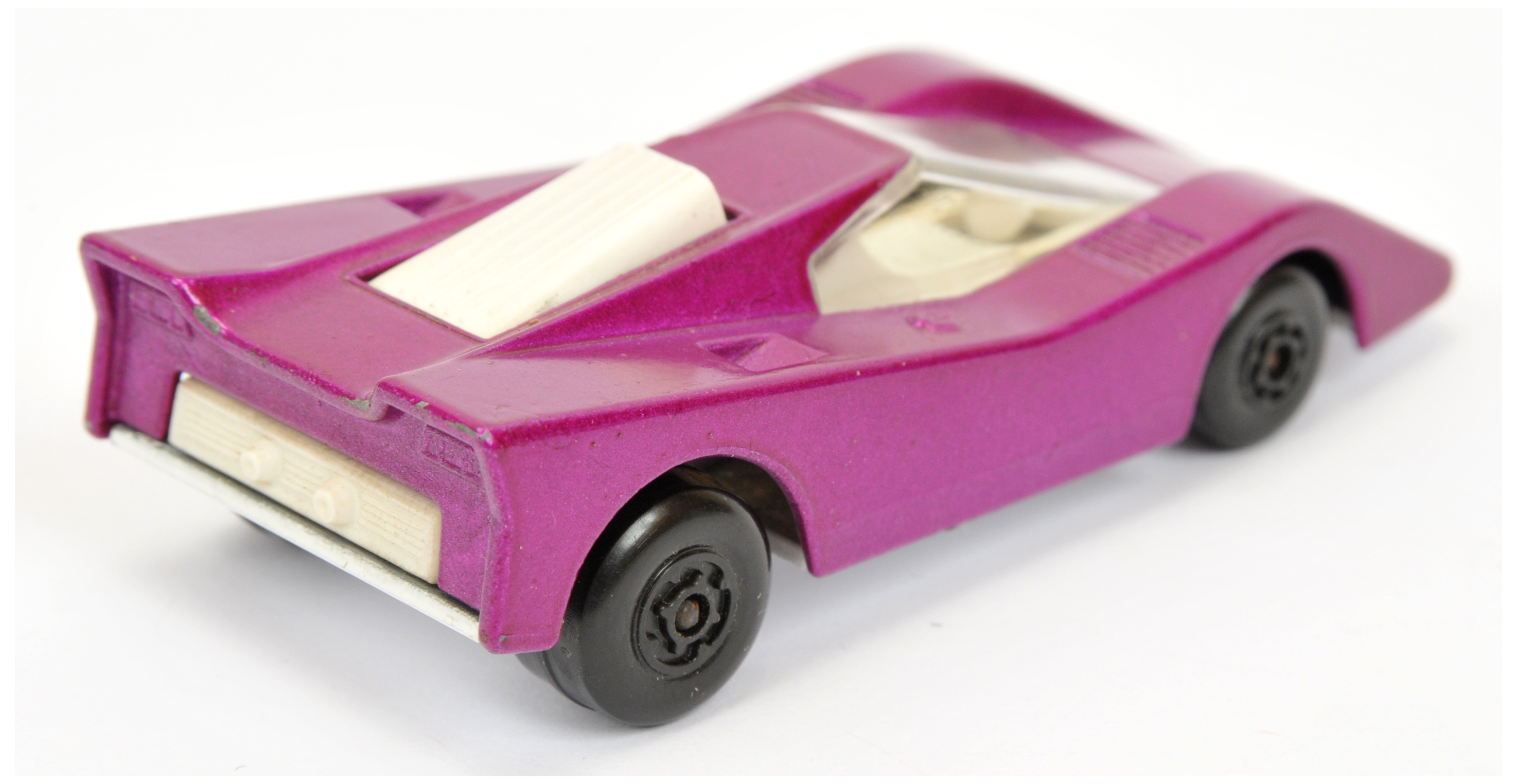 Matchbox Superfast 7b Hairy Hustler Pre-production Colour Trial -purple body, clear windows, whit... - Image 2 of 4