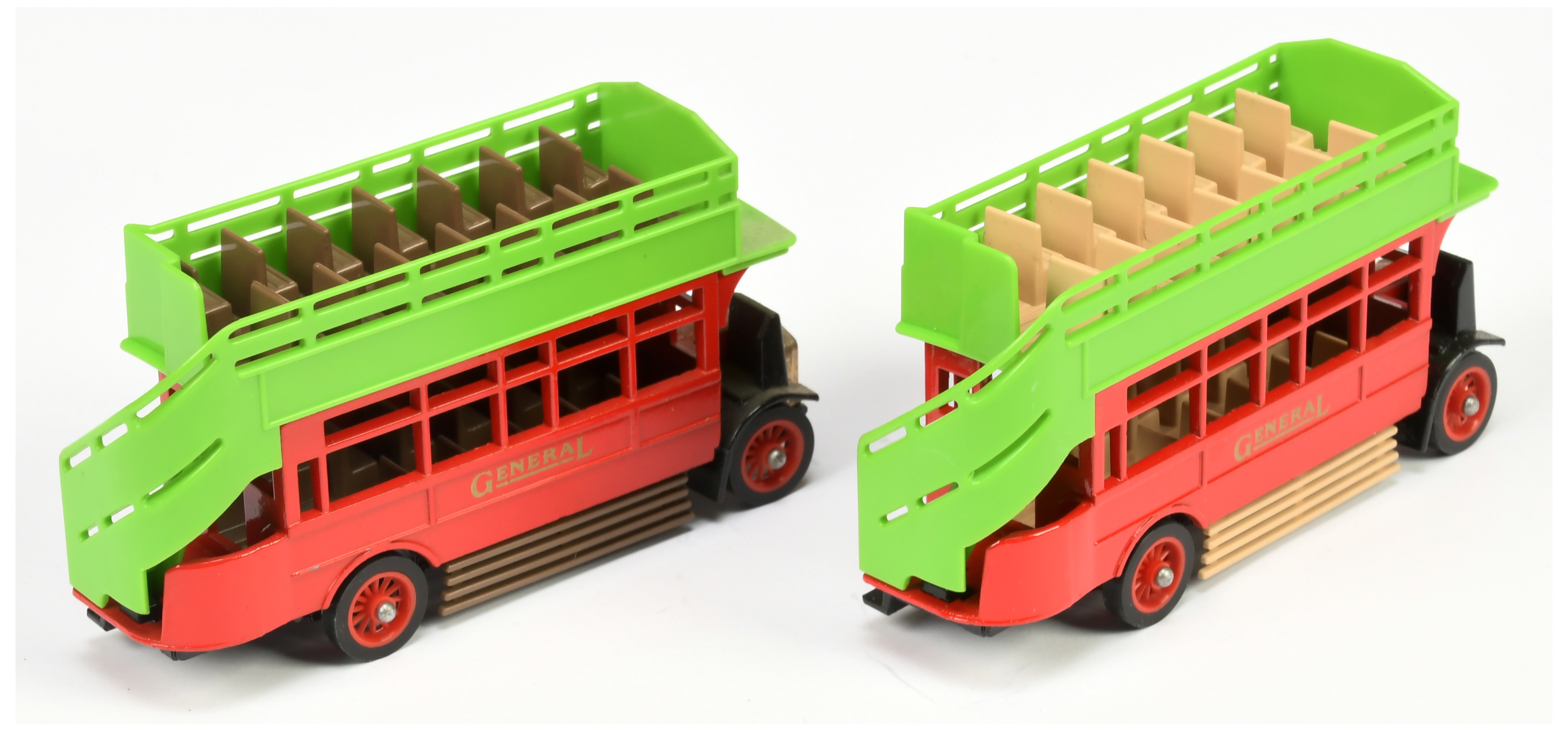 Matchbox Models of Yesteryear Y23 1922 AEC S-type Omnibus colour trial pair (1) London General re... - Image 2 of 2