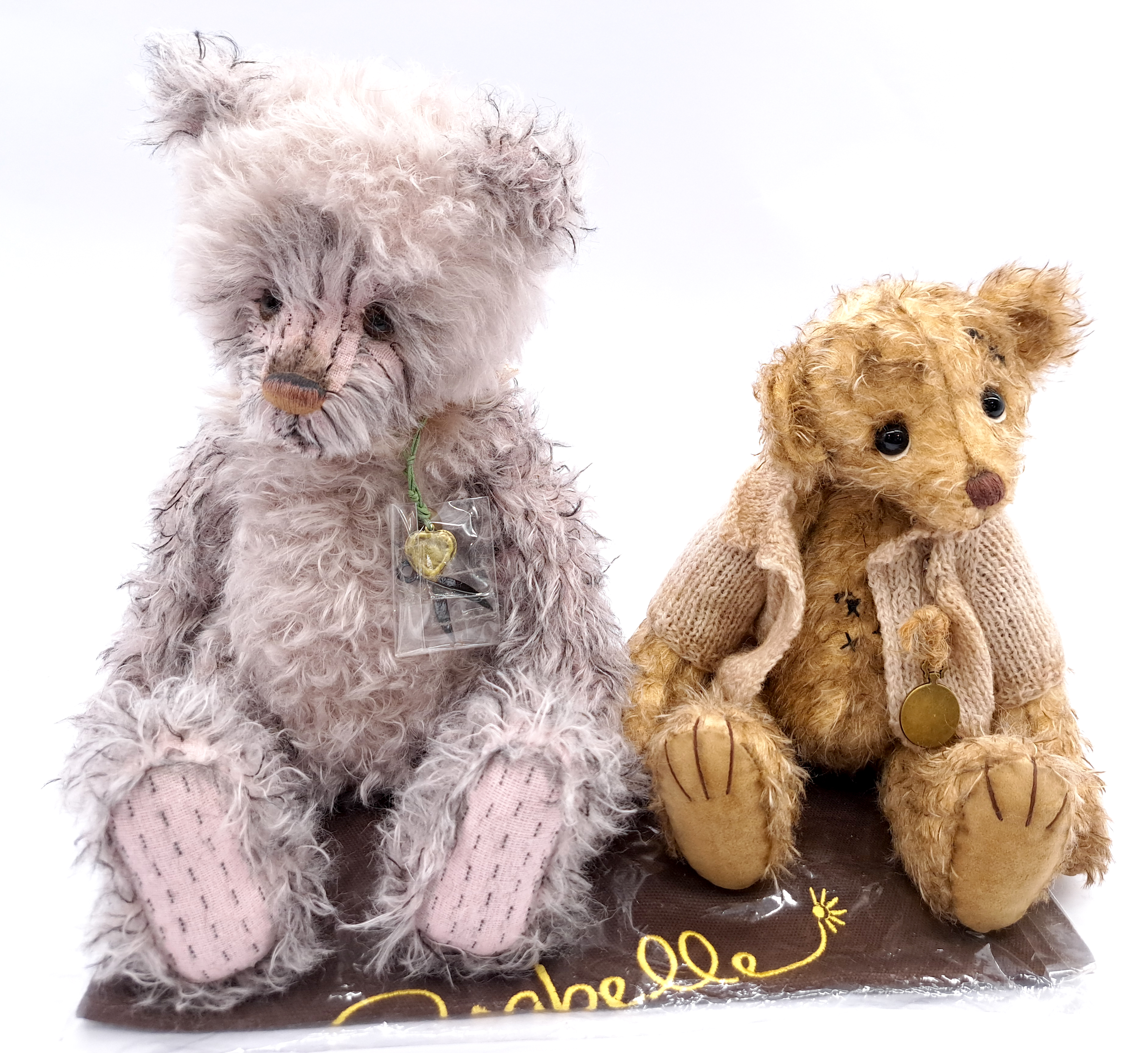 Pair of modern teddy bears