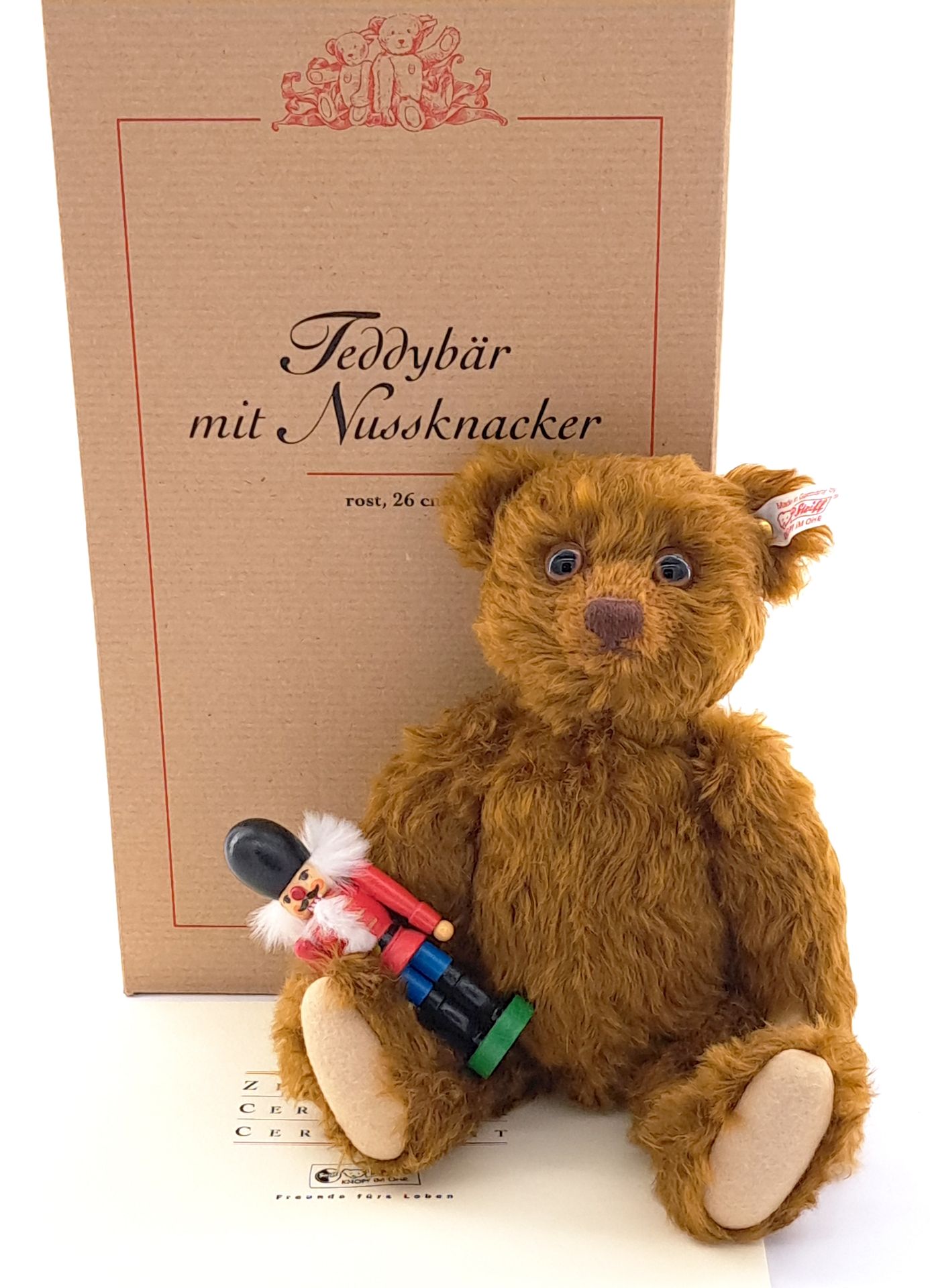 Steiff Teddy Bear with Nutcracker