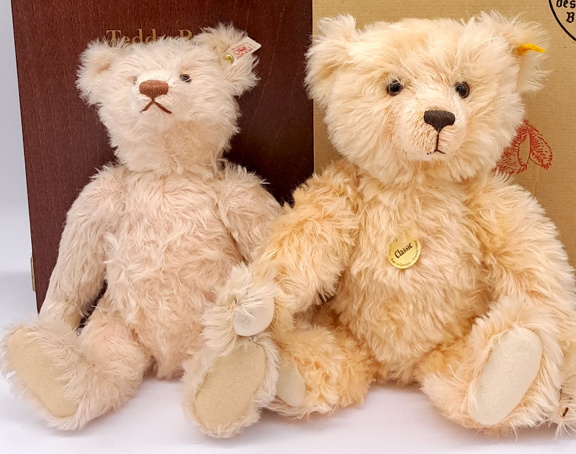 Steiff pair of teddy bears