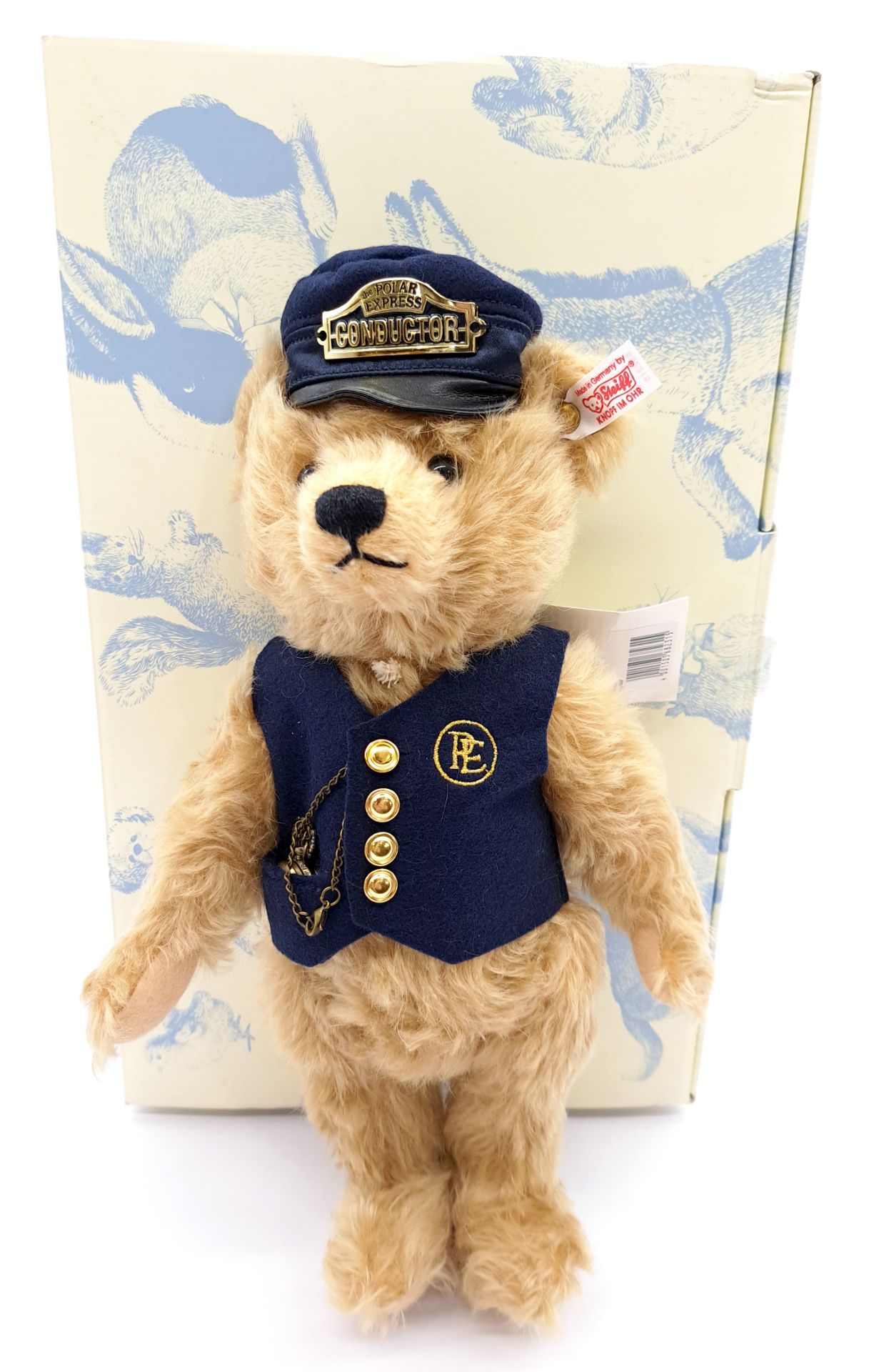 Steiff The Polar Express Conductor teddy bear