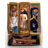 Collection of four Pelham Puppets