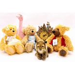 Plush teddy bears group & others