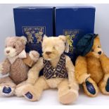 Merrythought trio of International Collector's Club bears