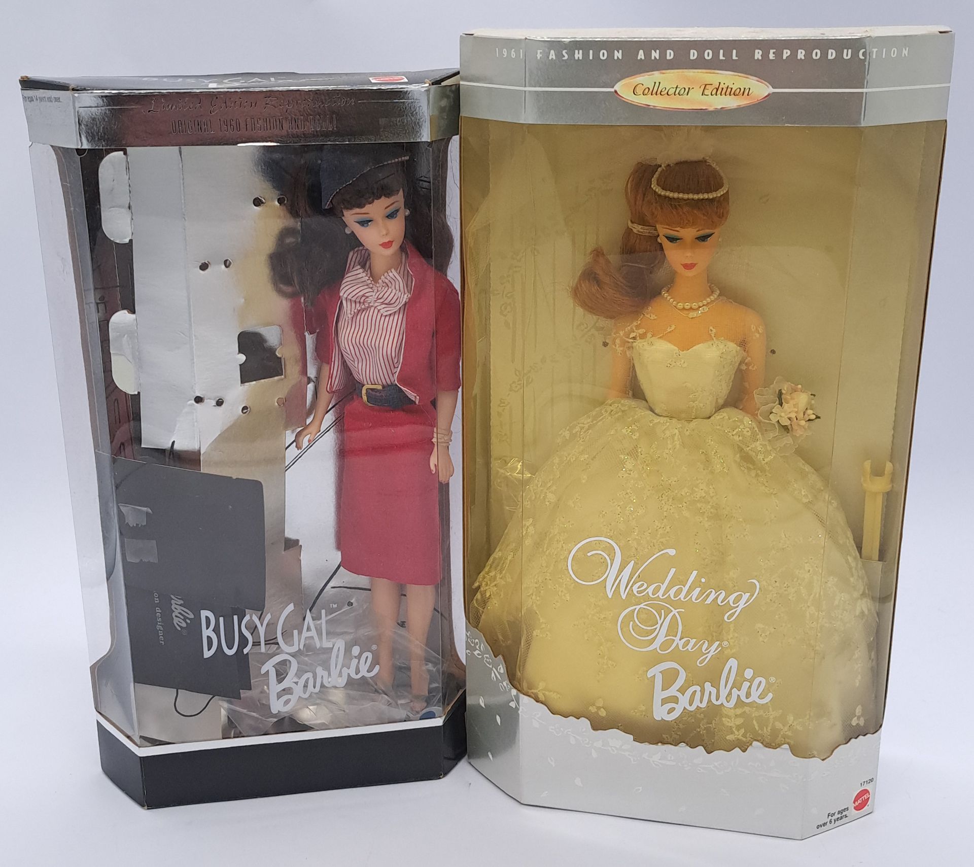 Mattel pair of boxed Barbie dolls