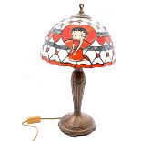 Danbury Mint The Betty Boop Stained Glass Lamp (in the style of a Tiffany lamp)