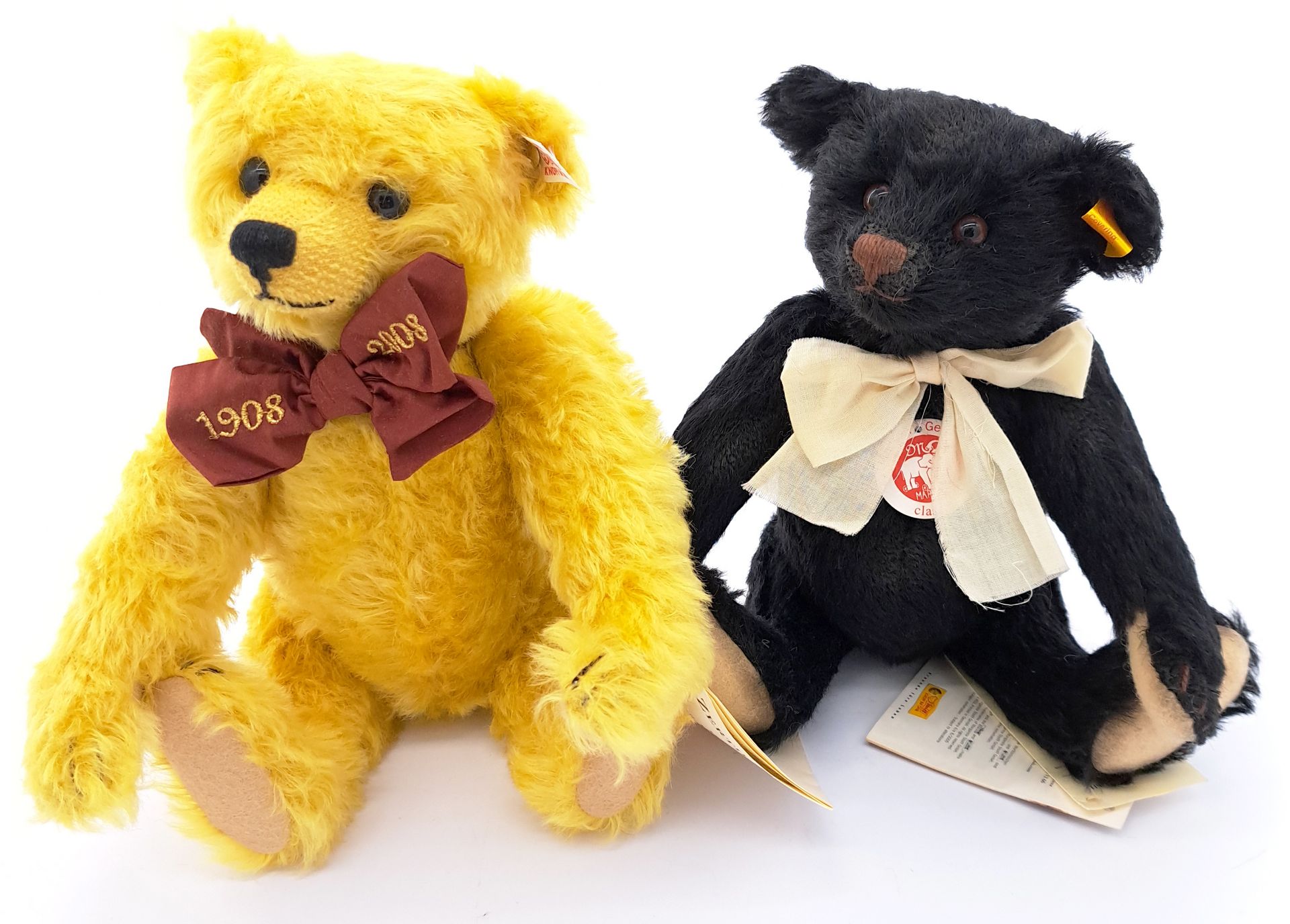 Steiff pair of teddy bears