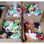 Plush toys large group