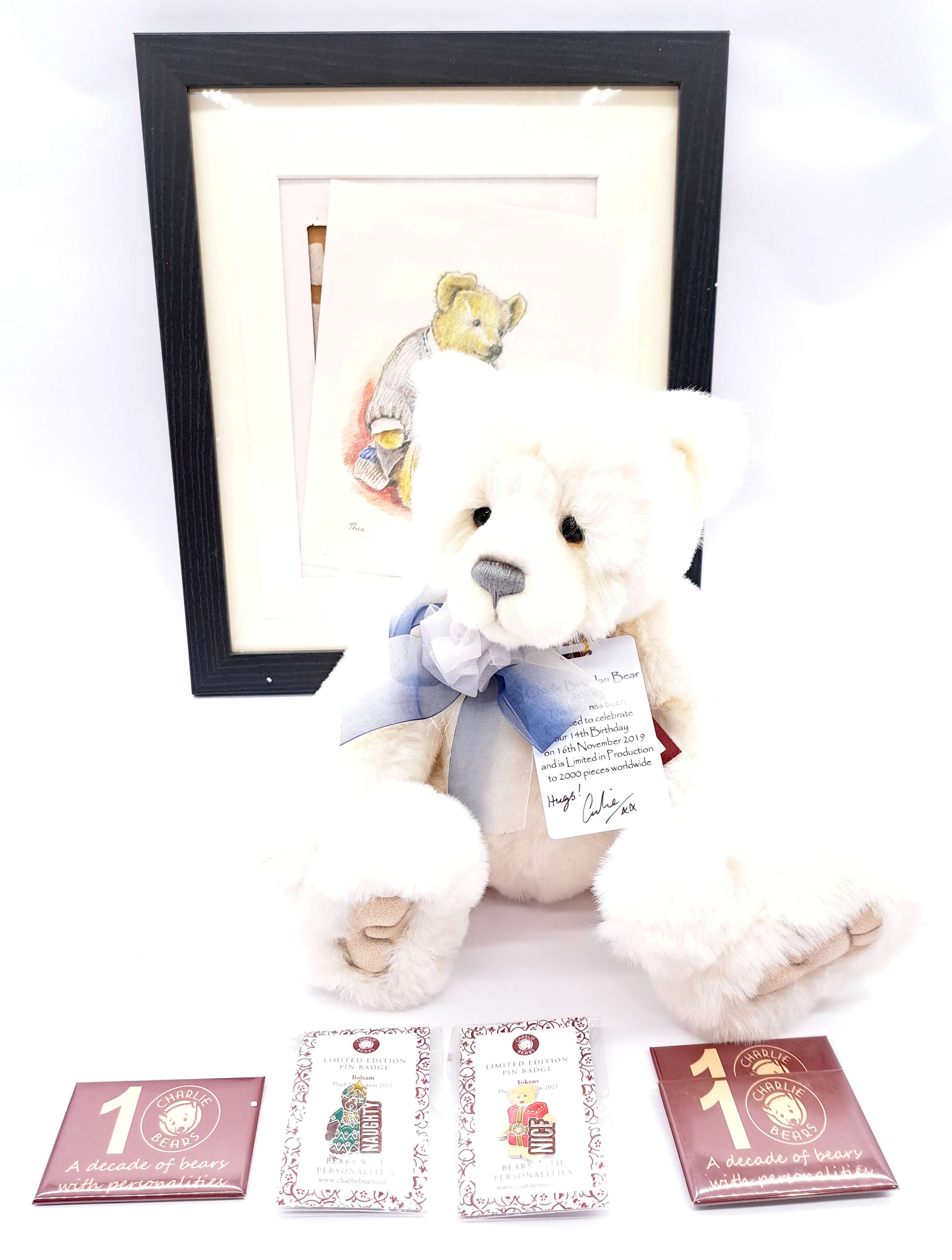 Charlie Bears Birthday Bear 2019, etc