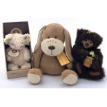 Charlie Bears Little Organics and door stop, plus one other