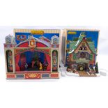 Lemax Christmas Village pair of porcelain lighted buildings / items