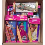 Mattel collection of boxed Barbie dolls