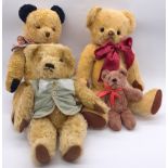 Vintage teddy bear group
