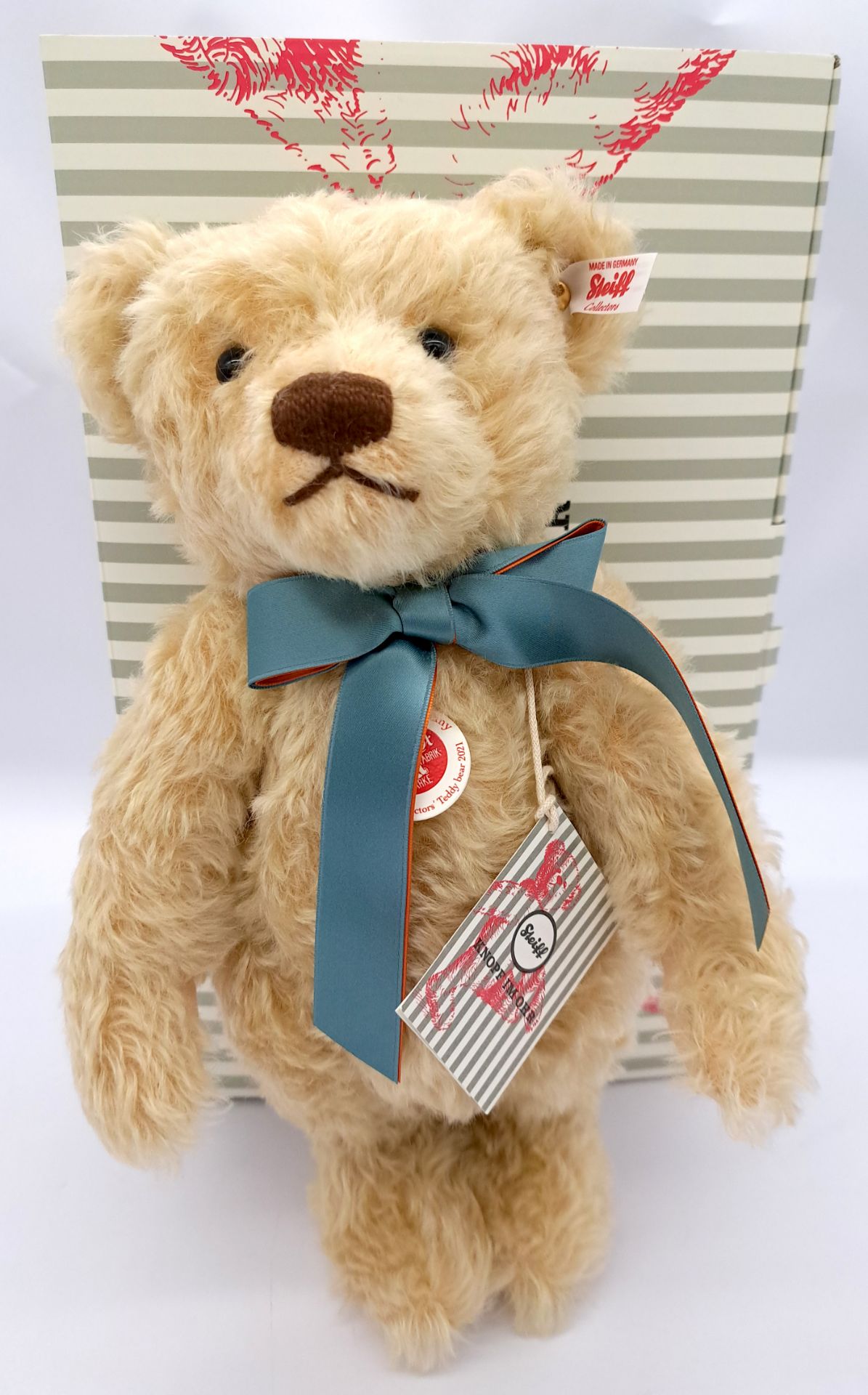 Steiff British Collectors' Bear 2021, white tag 690945