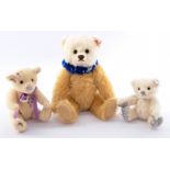 Steiff trio of teddy bears