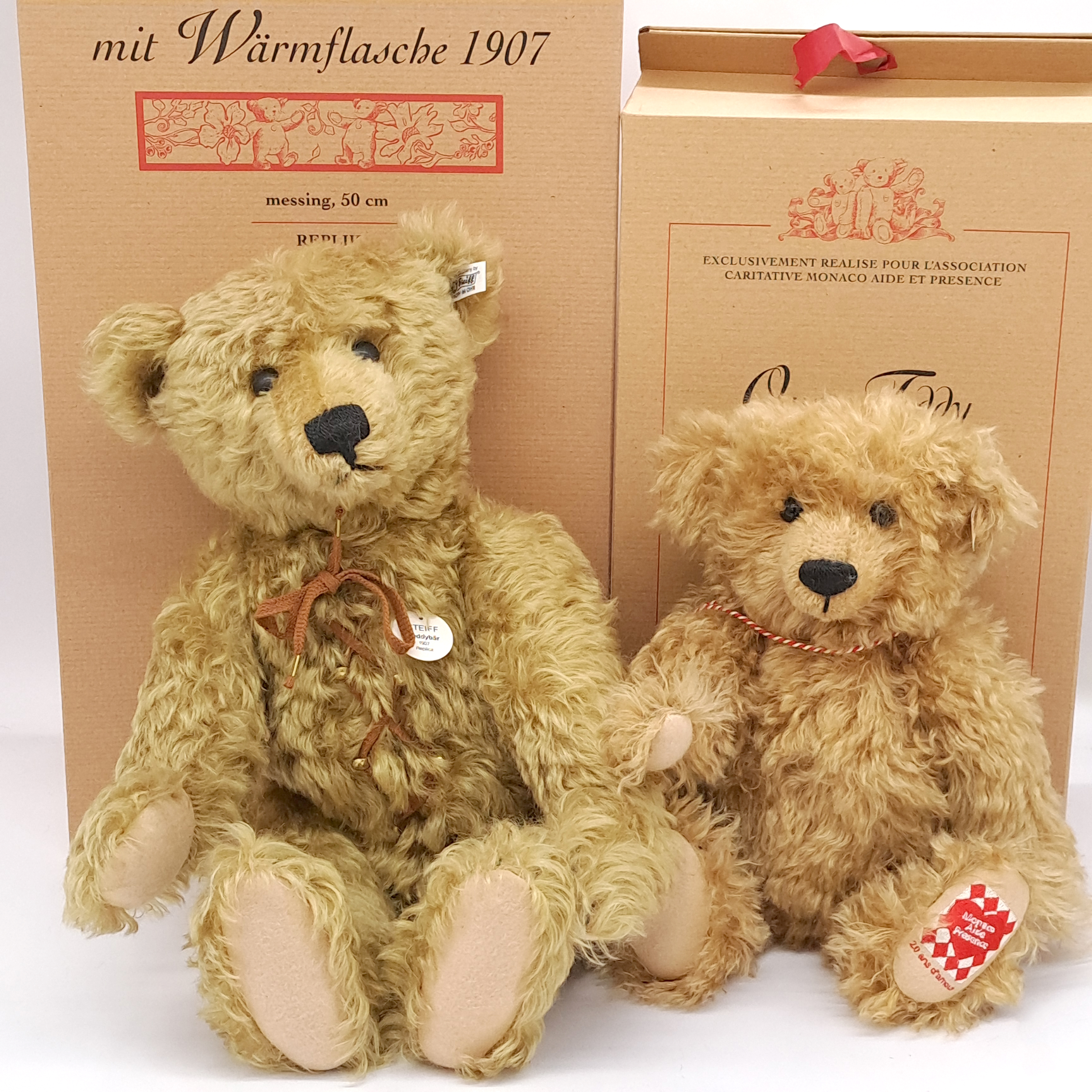 Steiff pair of teddy bears