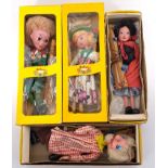 Collection of four Pelham Puppets