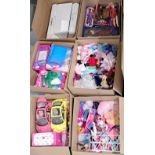 Large collection of Barbie accessories plus others