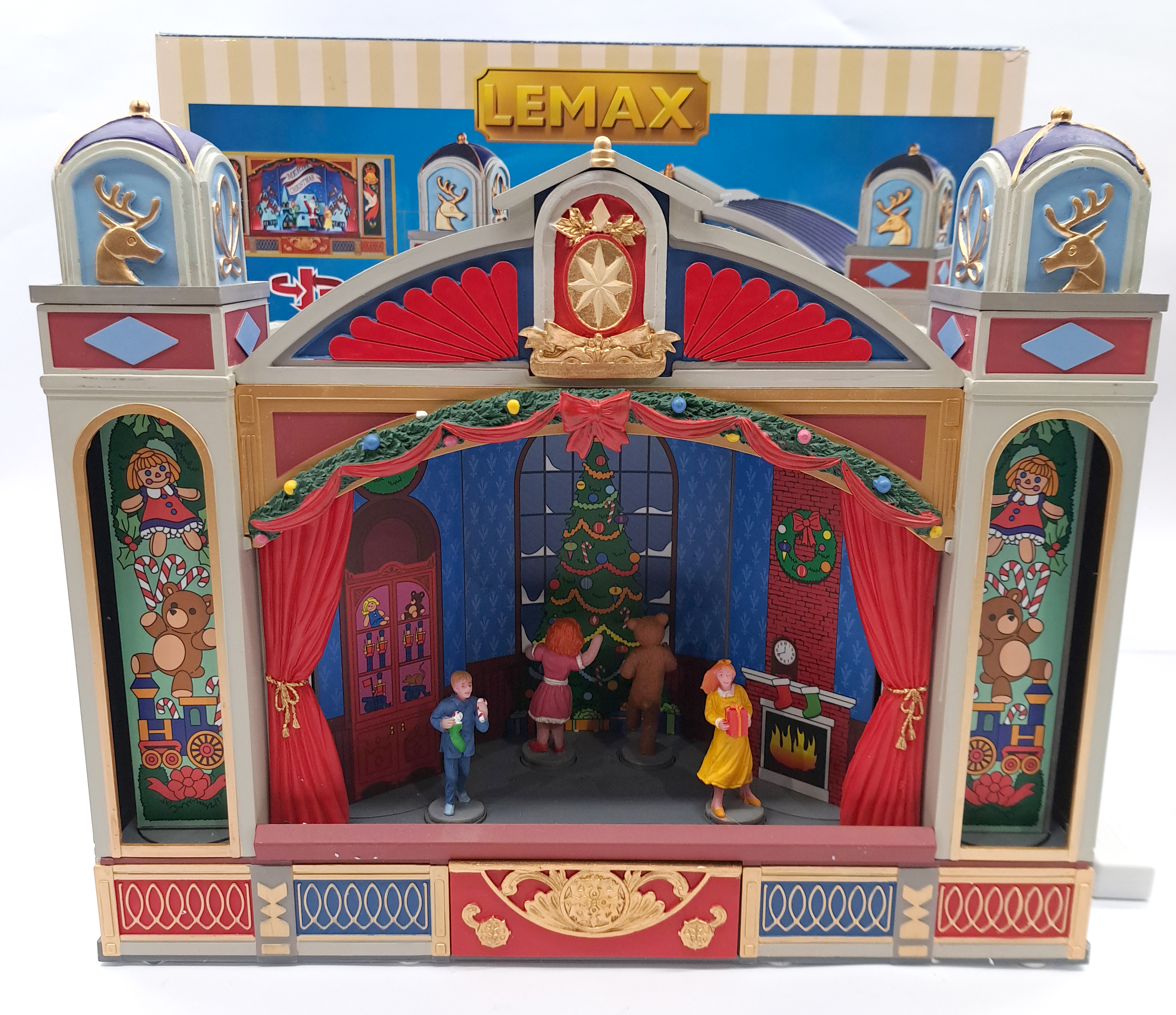 Lemax Christmas Village pair of porcelain lighted buildings / items - Image 2 of 3