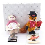 Pair of artist designed miniatures, including Louise Peers and Kay's Bears