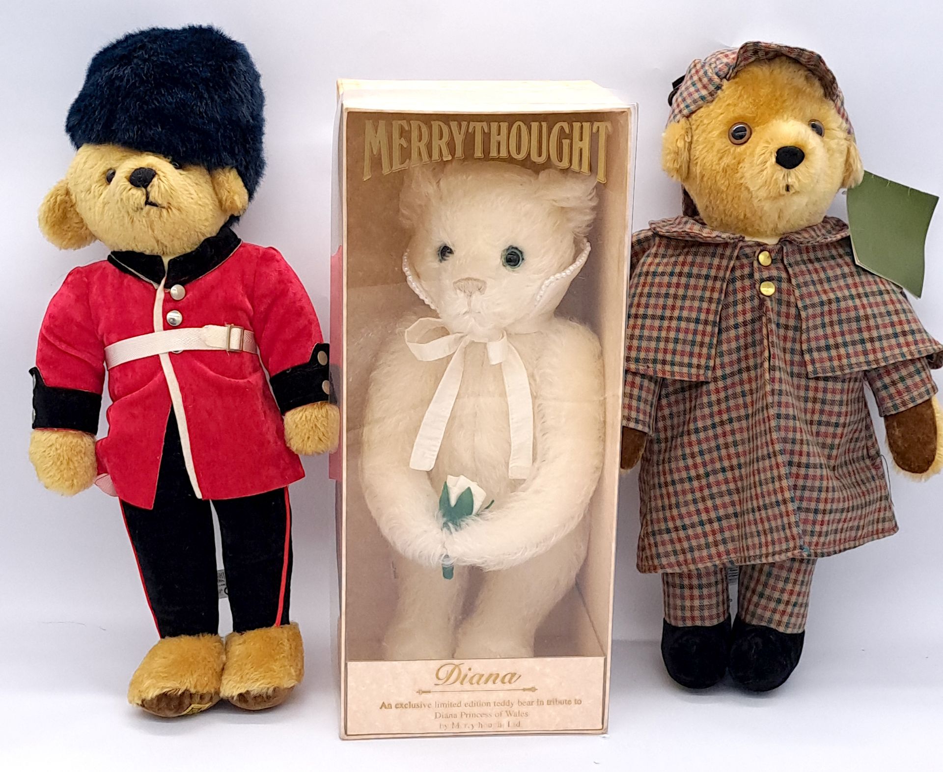 Merrythought trio of teddy bears