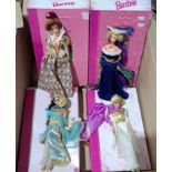 Mattel Collection of the Great Eras Collection boxed Barbie dolls