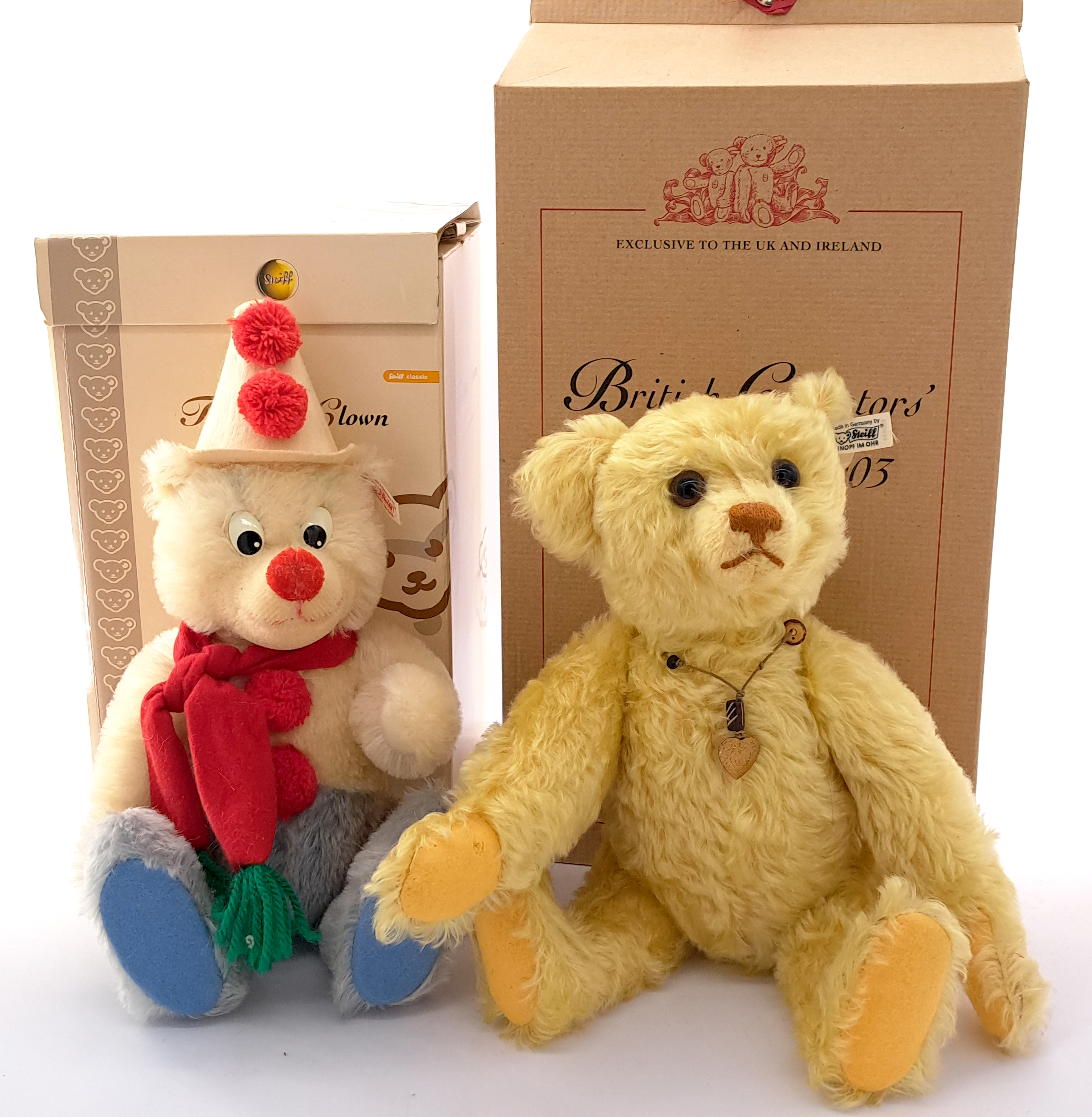 Steiff pair of teddy bears