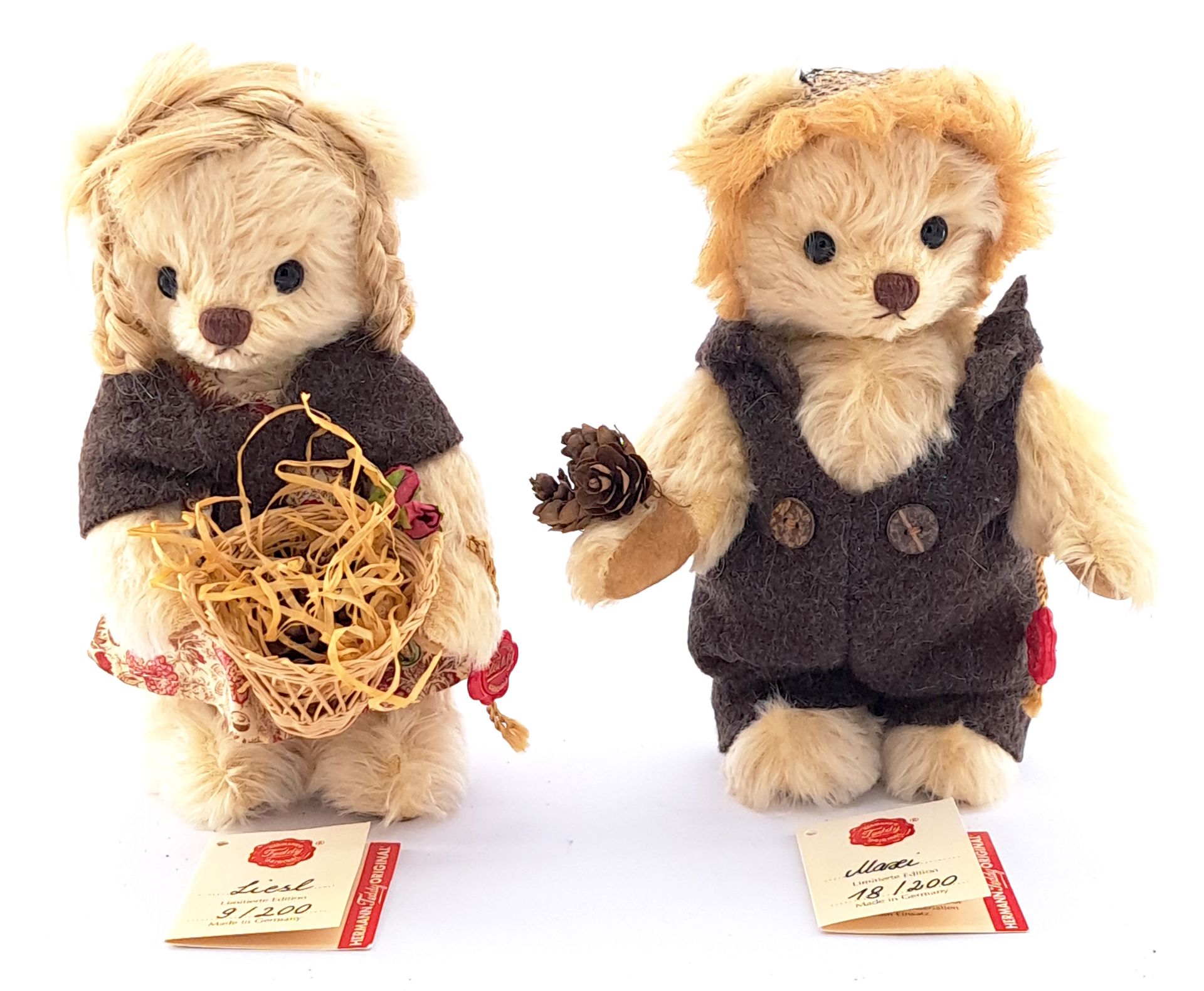 Teddy-Hermann pair of teddy bears
