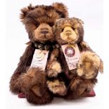 Charlie Bears pair Snuggle & Wurve You