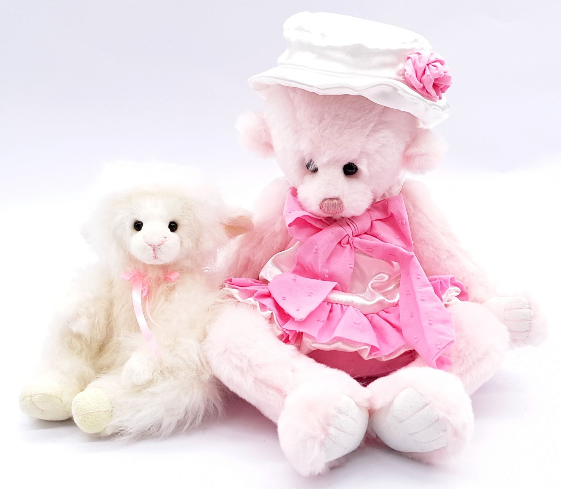 Charlie Bears Mary teddy bear and Baabahrah lamb