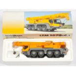 Conrad Models  (1/50th) 2100/0 Liebherr LTM 1070-4.1 Mobile Crane  - Deep Yellow and grey - Near ...