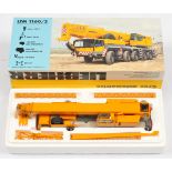 Conrad Models  (1/50th) 2090 Liebherr LTM 1160/2  Mobile Crane  - Deep Yellow and grey Near mint ...