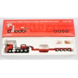 WSI Models (1/50th) 9003SC "Nooteboom" DAF Euro  Low Loader  - Red and White   - Near Mint to Min...