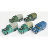 Corgi Toys  Unboxed Land Rover  - Group To Include - "RAC Radio Rescue" - Blue, lemon interior, D...