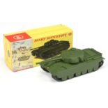 Dinky Toys Military 651 Centurion Tank - Green including metal rollers with black rubber tracks