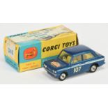 Corgi Toys 340 Sunbeam Imp "Rallye Monte Carlo" - Blue body, white flashes, Ivory interior, silve...