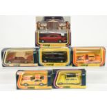 Corgi Toys Group Of 6 To Include - 279 Rolls Royce Corniche, 285 Mercedes 240D, 425 London "Taxi"...