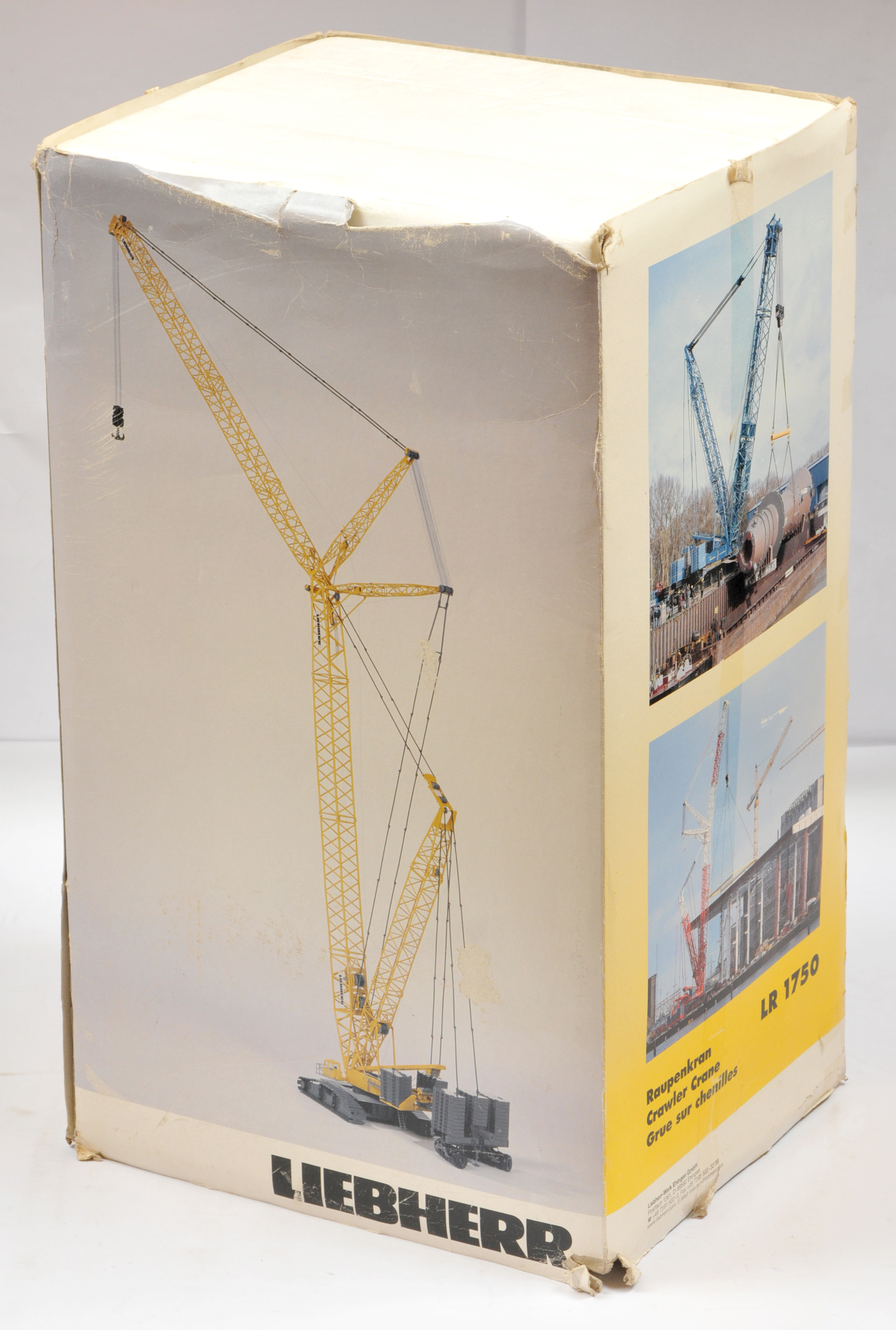 Conrad Models (1/50th) 2736/0 Liebherr LR 1750 Crawler Mobile Crane - Deep Yellow and grey - Near...