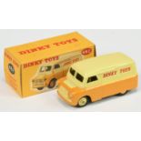 Dinky Toys 482 Bedford "Dinky Toys" Delivery Van - Two-Tone yellow, rigid hubs -