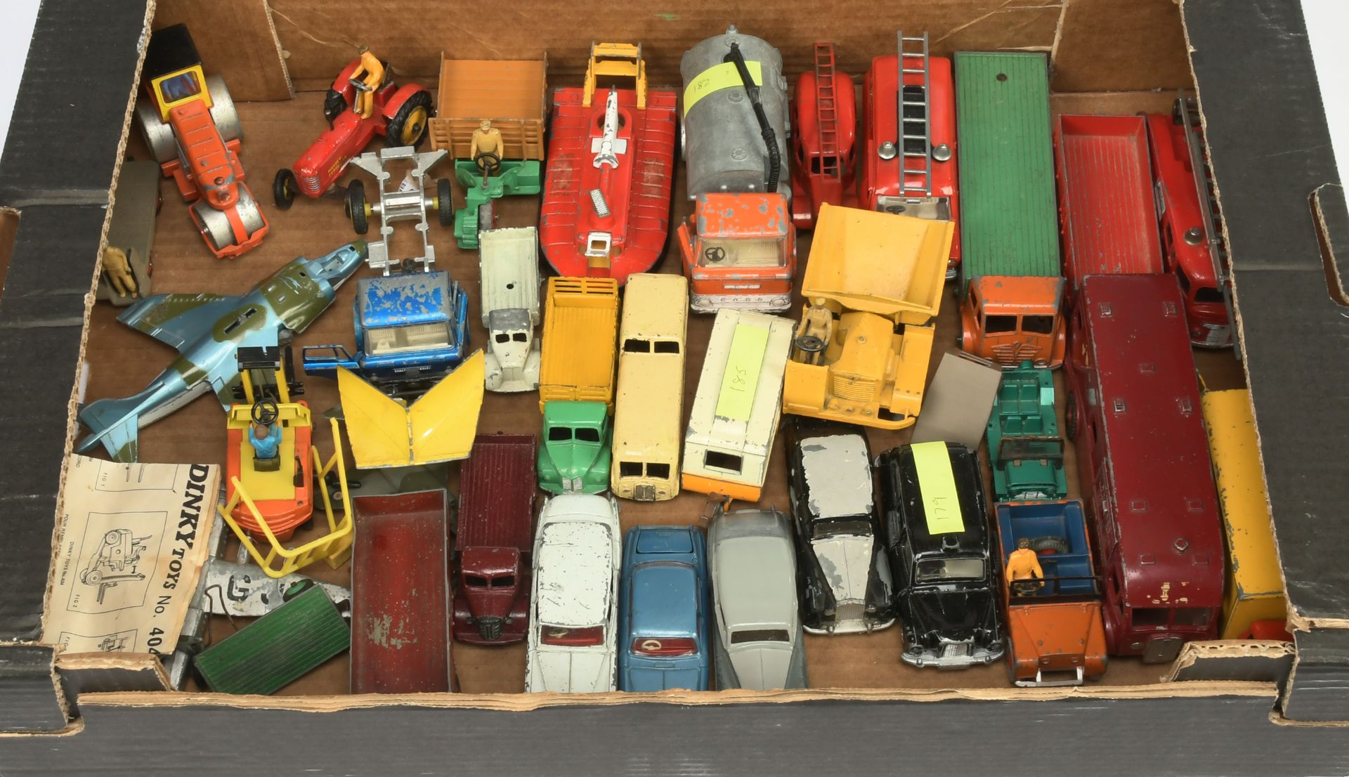 Dinky Toys Large Unboxed Group To Include - Big Bedford, Massey Ferguson Tractor, Horse Box, land...