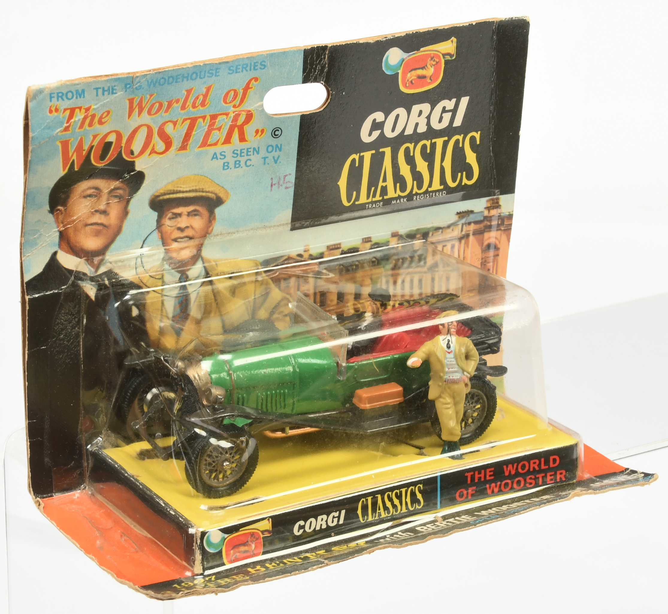 Corgi Toys (Original Classics) 9004 "The World Of Wooster" Vintage Bentley - Green, graphite chas...