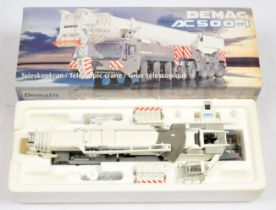 Conrad  Models  (1/50th) 2095/0 Demag  AC 500-1 Mobile Crane - White and Grey - Excellent in a Go...