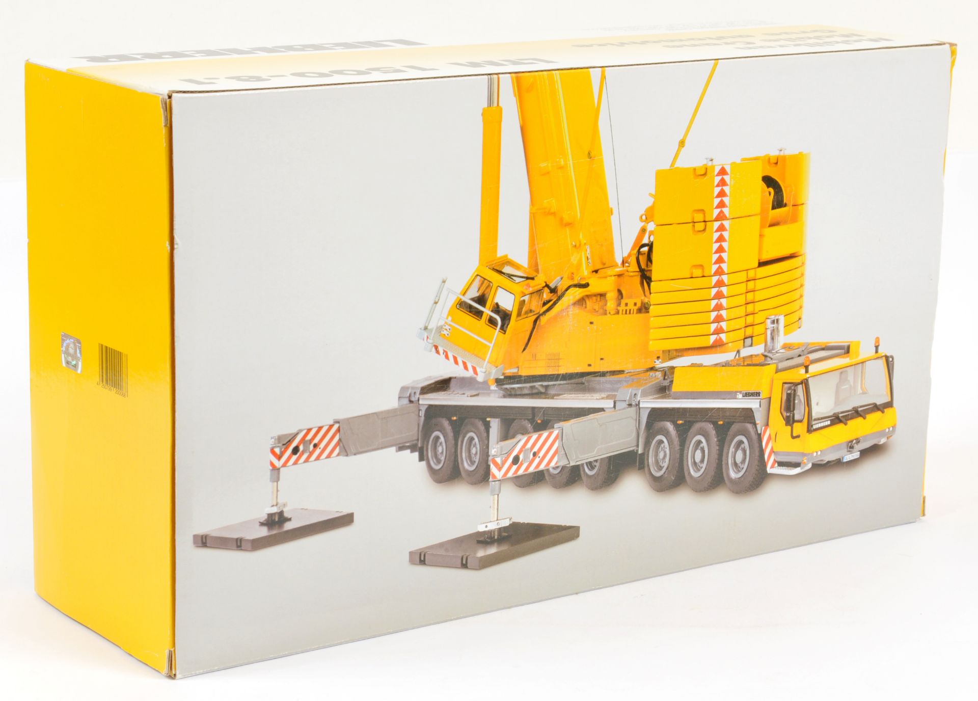 WSI Models  (1/50th) 02-1213 Liebherr LTM 1500.8.1 "Bernard Hunter" Mobile Crane Yellow and blue ...