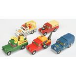 Corgi Toys  Unboxed Land Rover  - Group To Include - "RAC Radio Rescue" - Blue, lemon interior, "...