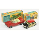 Corgi Toys  246 Chrysler Imperial - Red body, pale green interior with passenger figure only, chr...